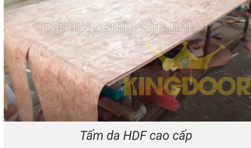 Cửa gỗ công nghiệp Tphcm, tấm da HDF
