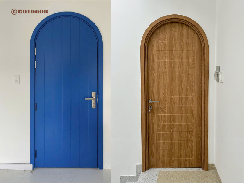 Cửa Vòm Nhựa Composite Tại Quận 1 - Dòng Cửa Nhựa Hiện Đại, Bền Đẹp.
